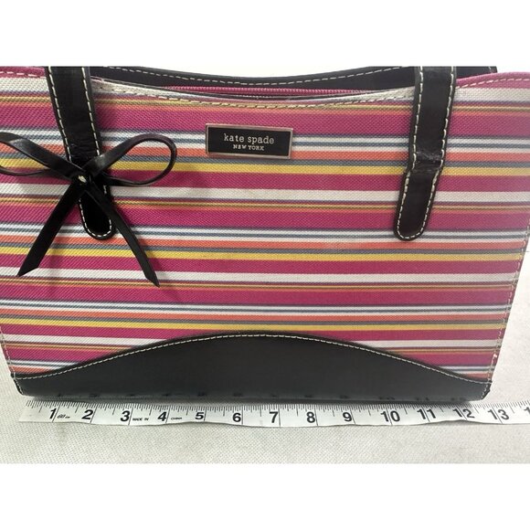 Kate Spade Vintage Y2K Striped Small Purse Read - Picture 10 of 13